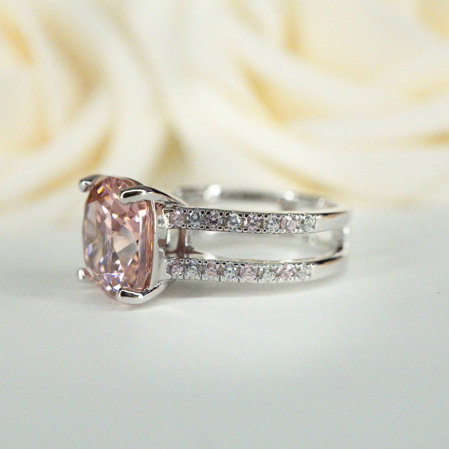 PINK CZ RING